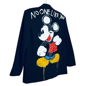 CHIARA CATALANO HAND PAINTED CUSTOM DESIGN JACKET